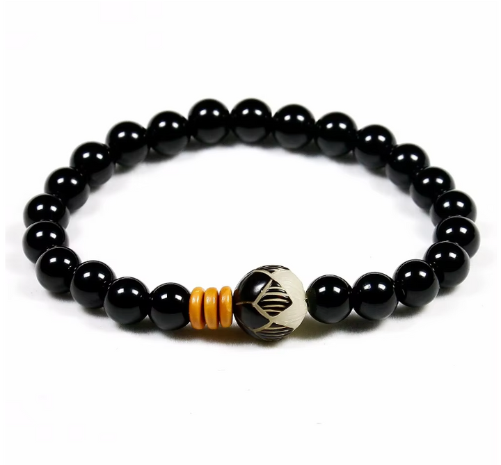 Braccialetto Flower Onyx