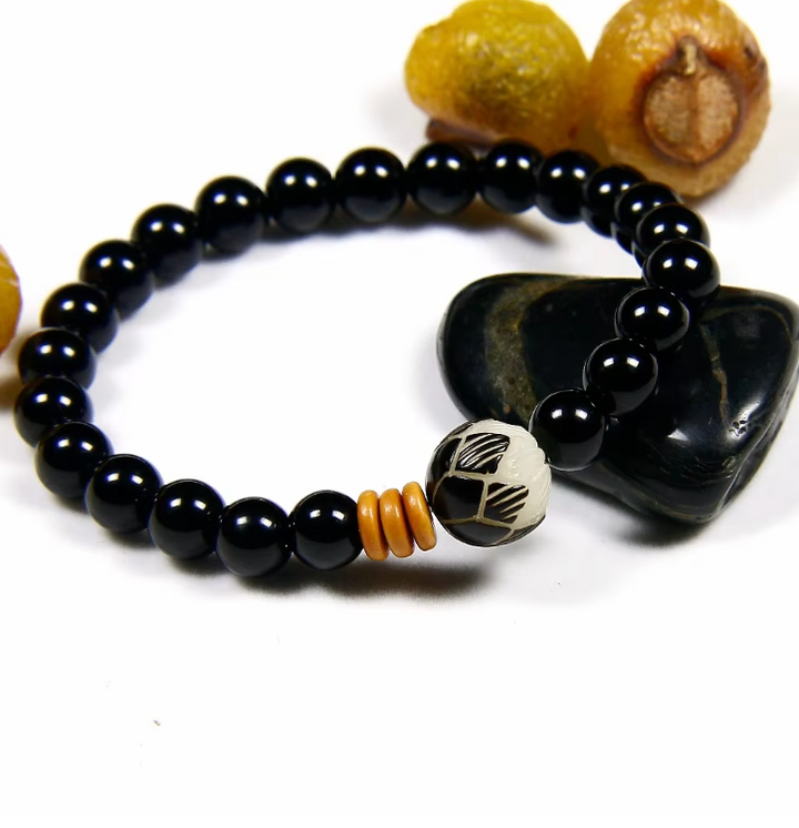 Braccialetto Flower Onyx