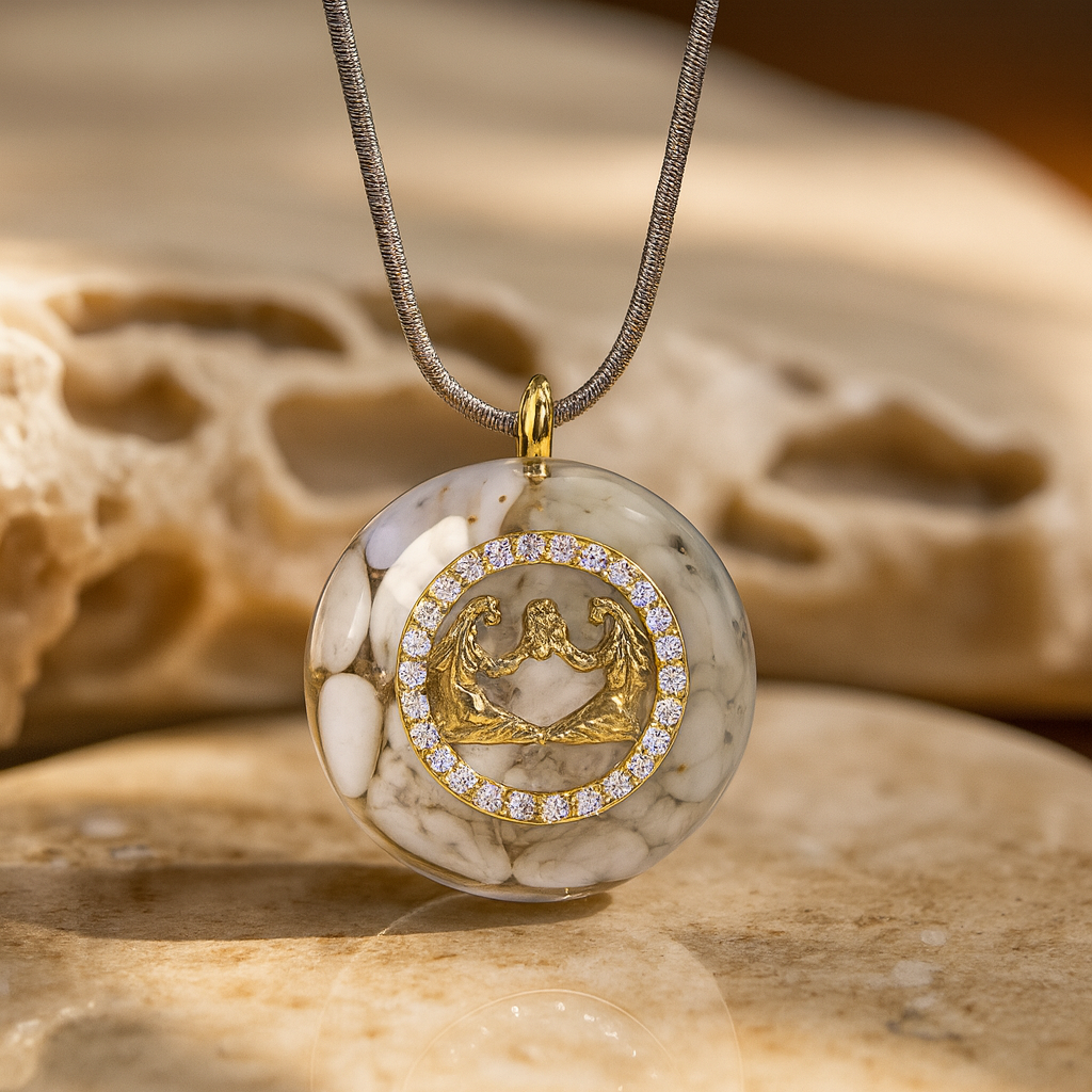 Zwilling Orgonit - Halskette