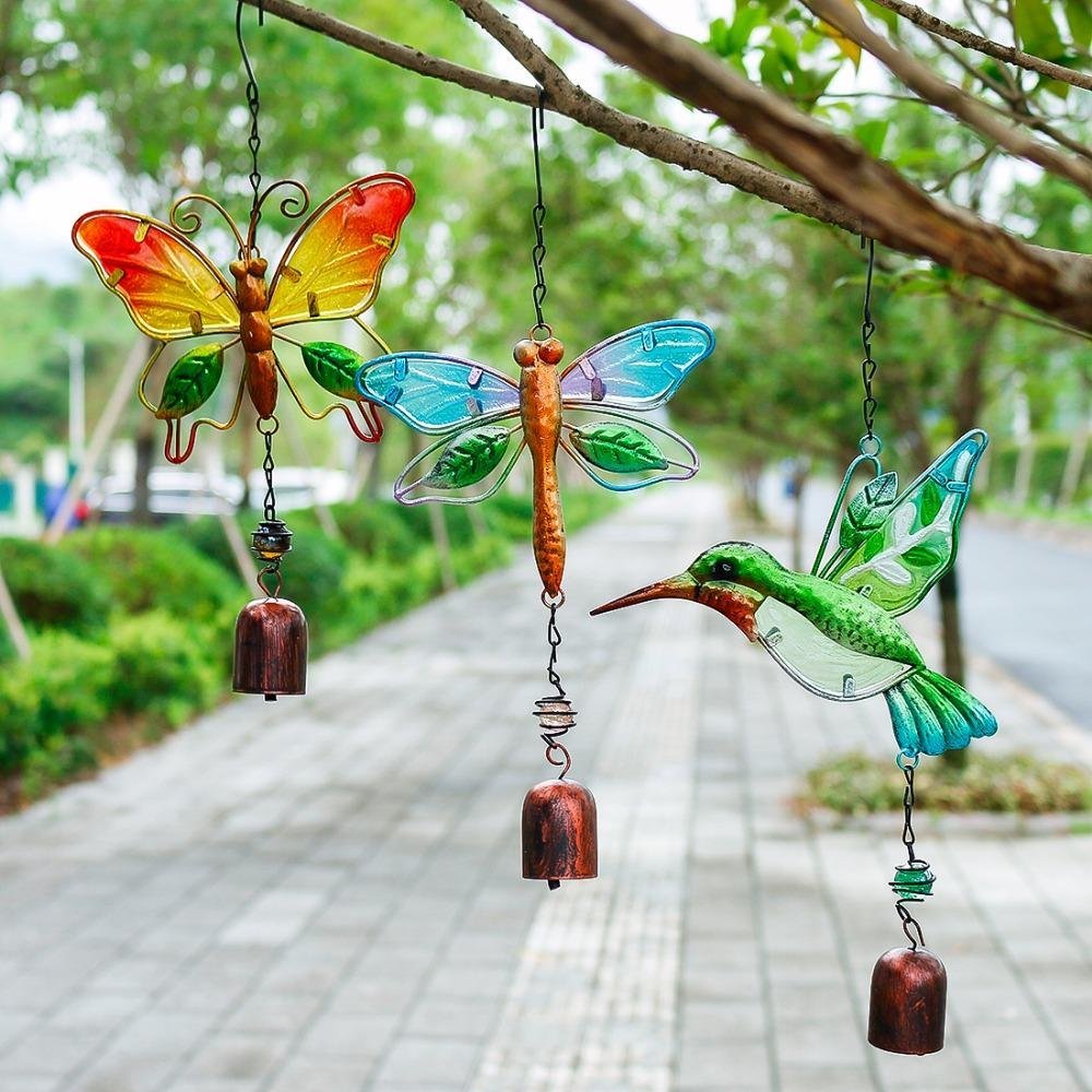 Kristall Vogel/Schmetterling Windspiel - Dekoration - LAMIVA.de - Yoga Schmuck - Spiritualität
