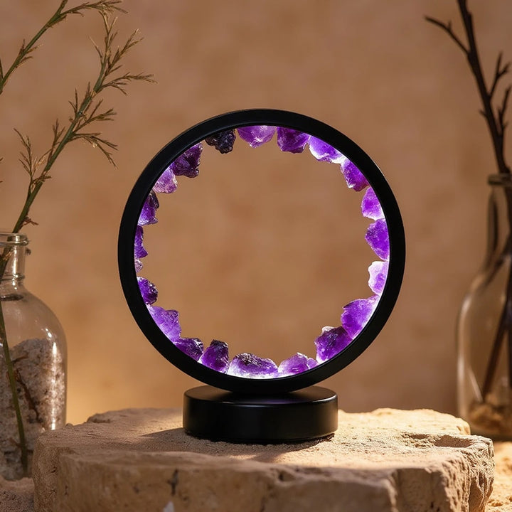 Amethyst-Lampe "Kristalltraum"