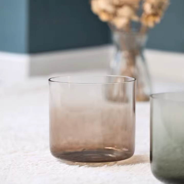 Campana tibetana in cristallo di quarzo "Chrome Aura"