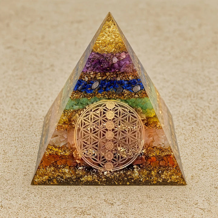 Piramide Orgonite 7 Chakra