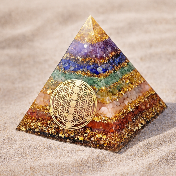 Piramide Orgonite 7 Chakra