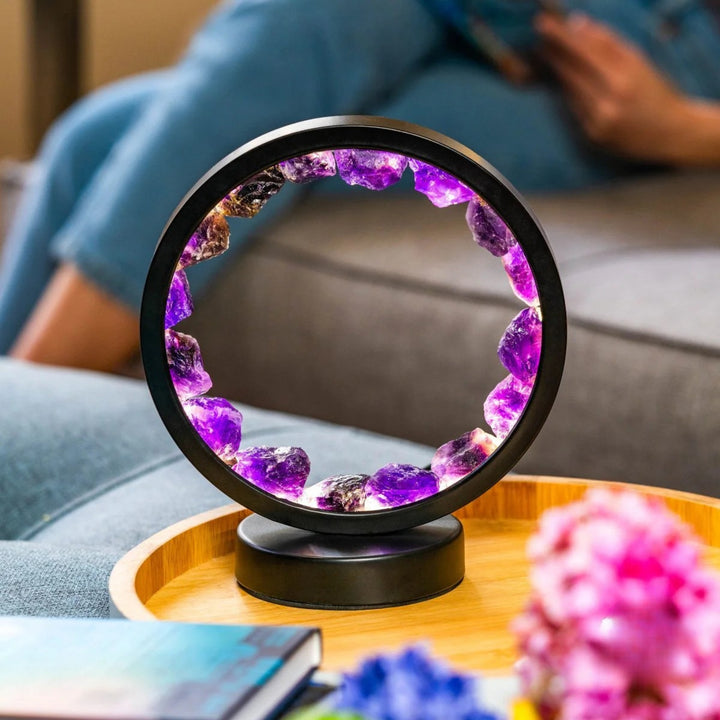 Lampada di ametista "Sogno di cristallo"