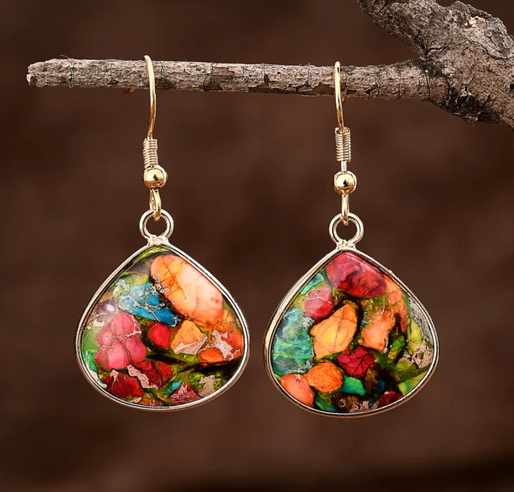 Orecchini in diaspro Sakura Chakra