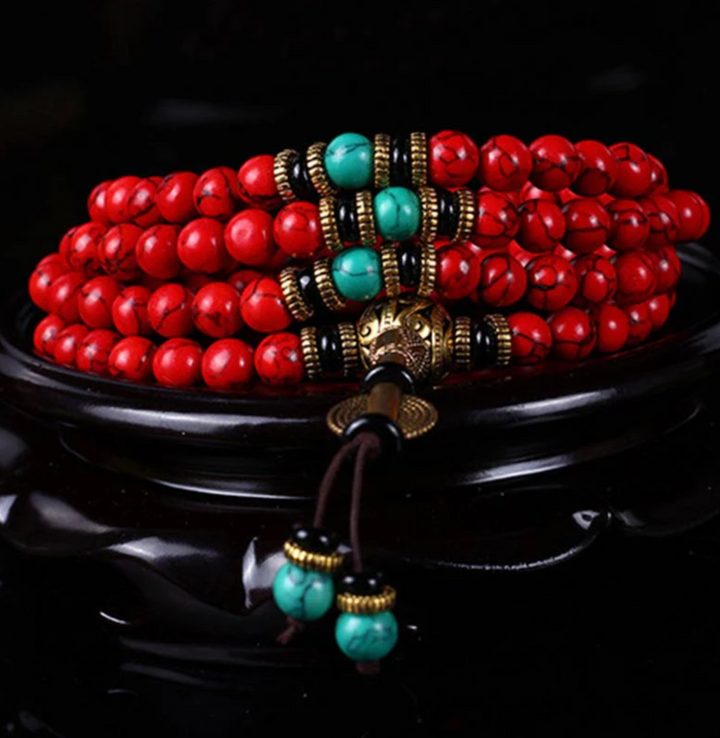 Collana di turchese tibetano