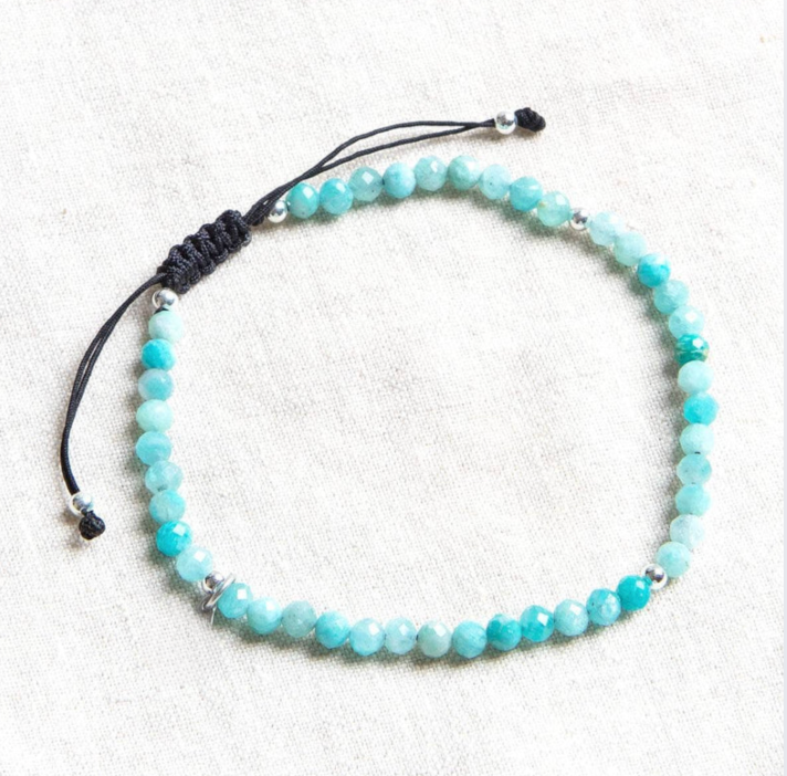 Cavigliera Serenity Amazonite