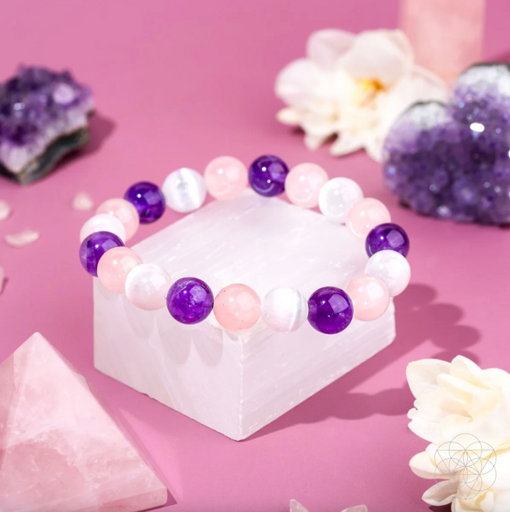 Bracciale di Protezione Tormalina Nera e Ossidiana