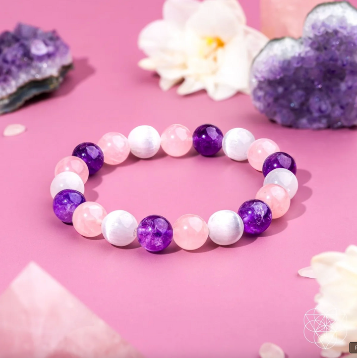 Bracciale di Protezione Tormalina Nera e Ossidiana