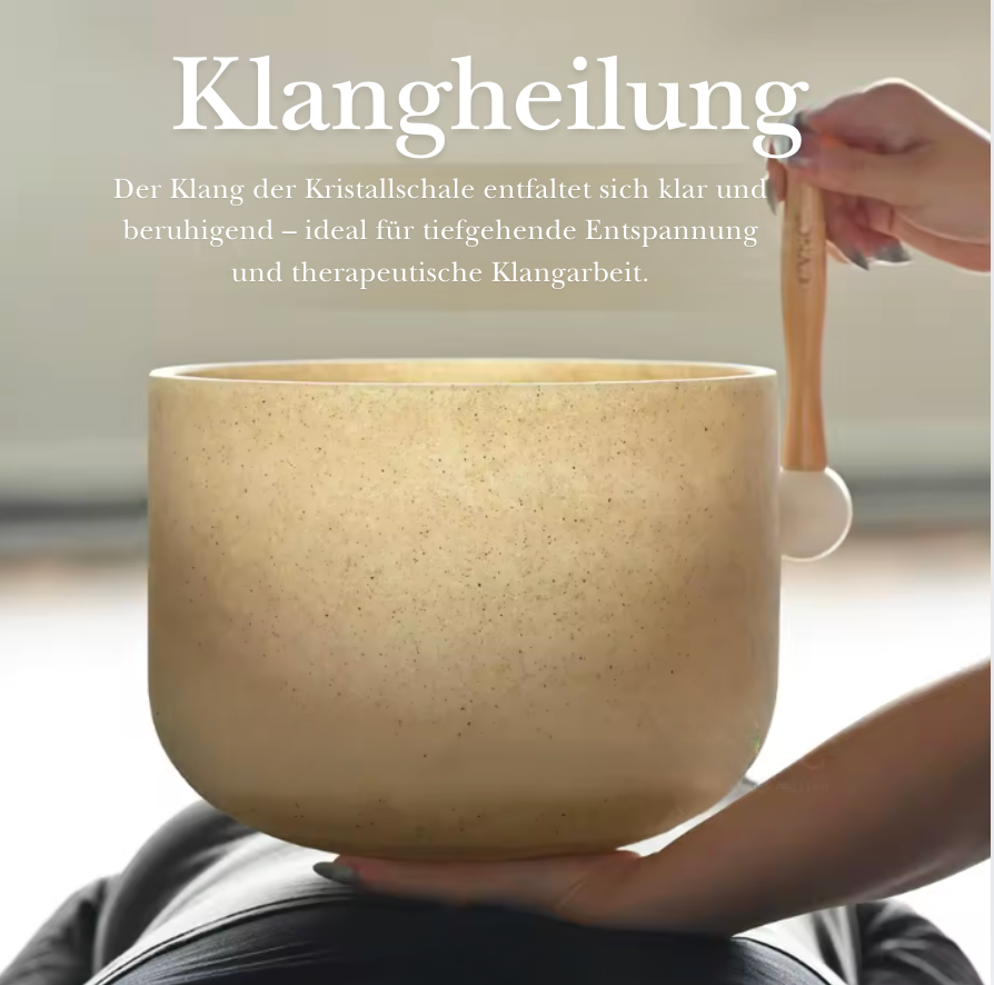 Campana di cristallo di quarzo "OM"