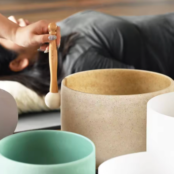 Campana di cristallo di quarzo "OM"