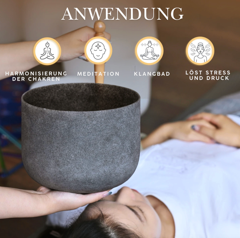 Campana di cristallo di quarzo "OM"