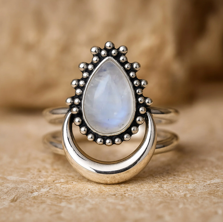 Anello in ametista naturale