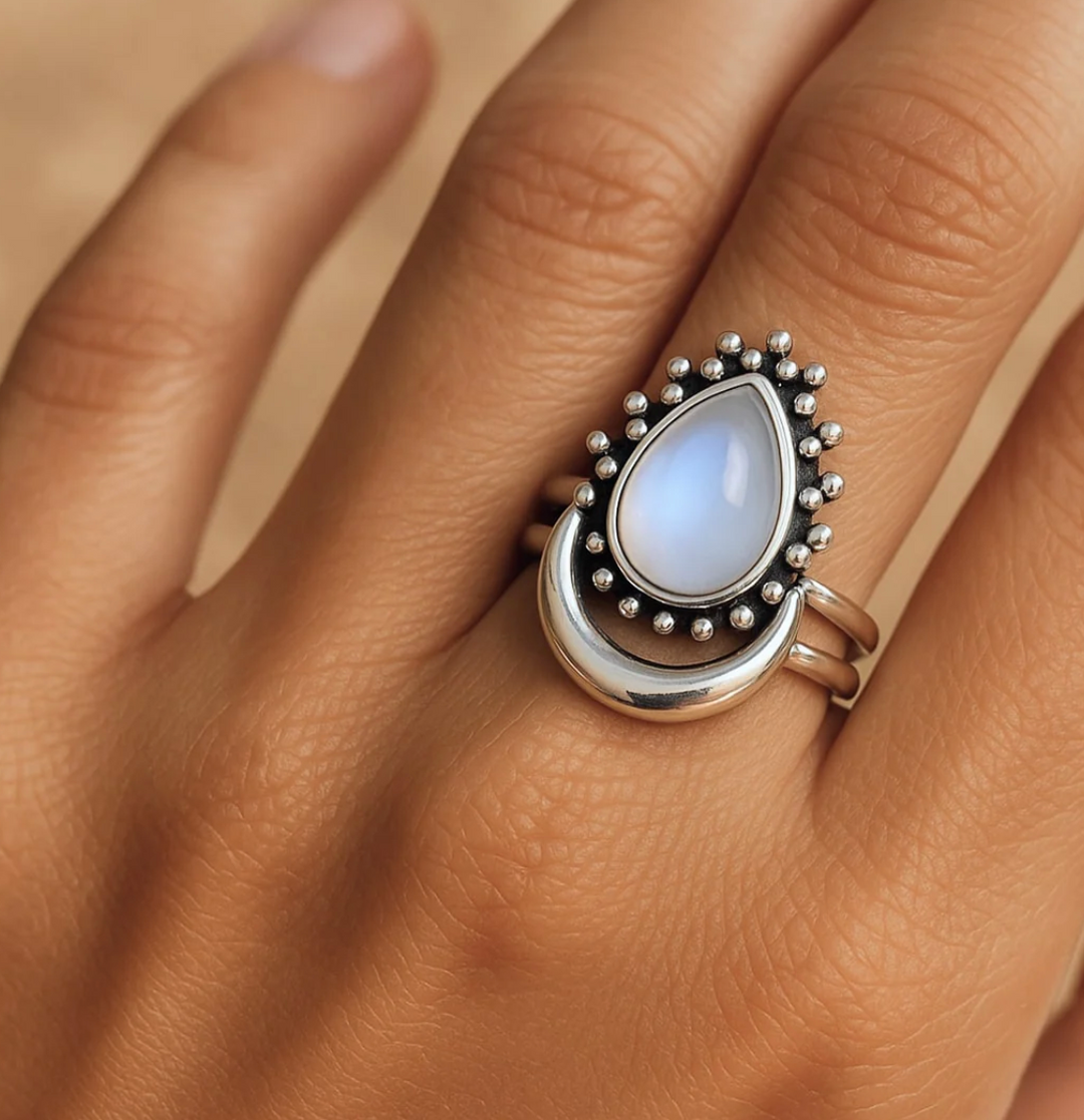 Anello in ametista naturale