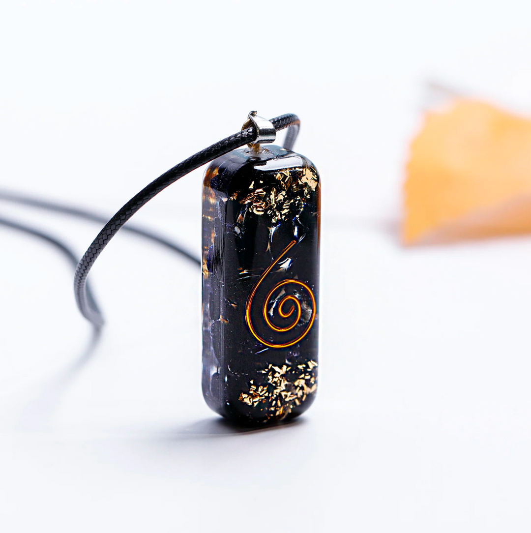 Collana di tormalina orgonica