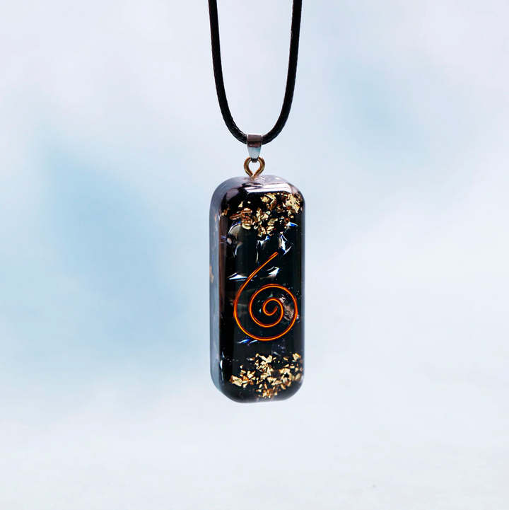 Collana di tormalina orgonica