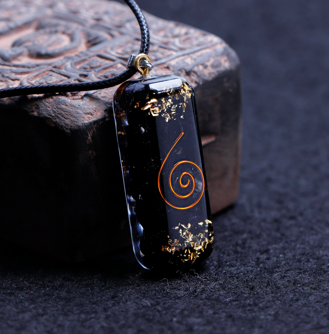 Collana di tormalina orgonica