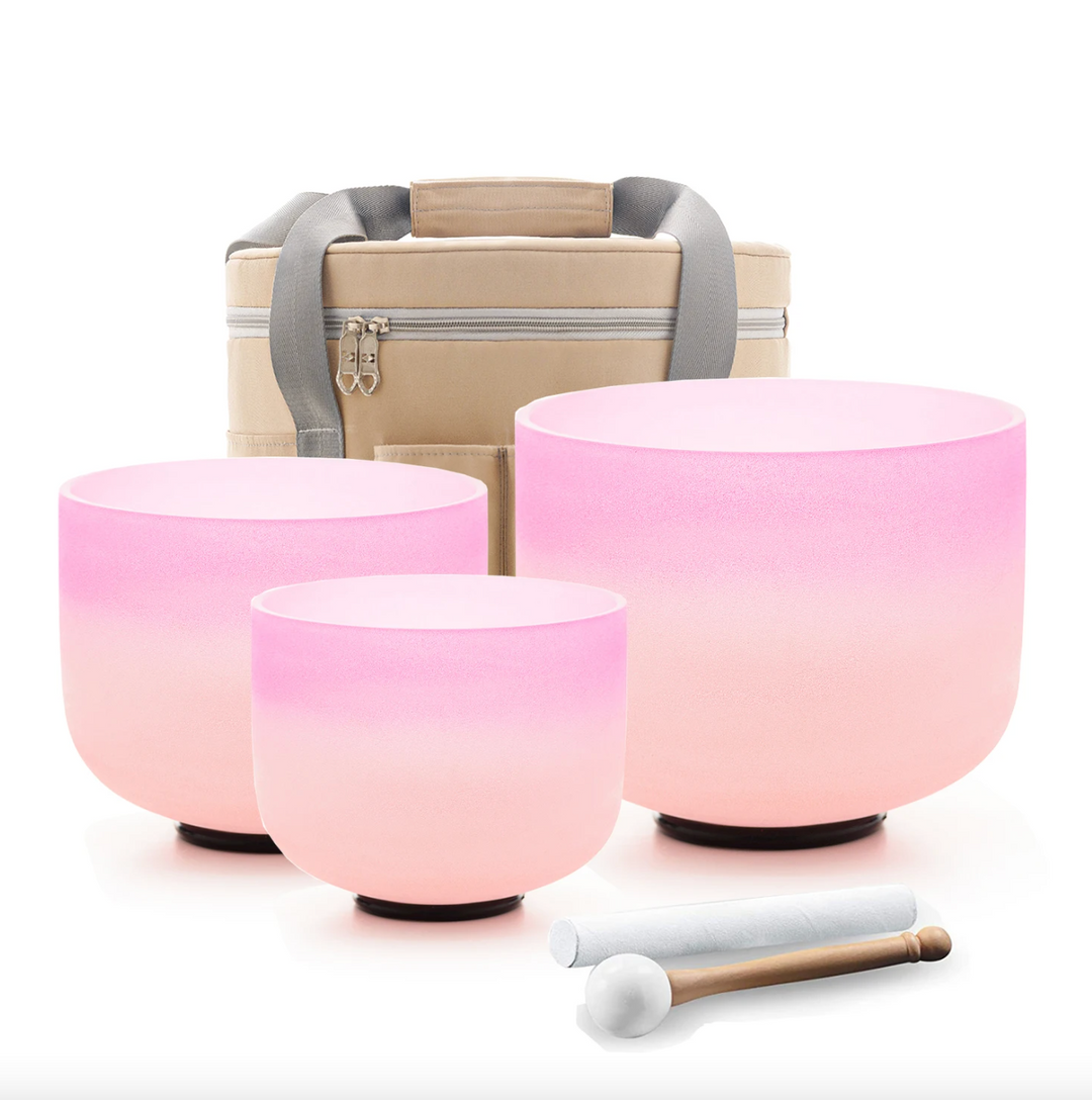 Campana di cristallo in quarzo "Loto arancione"