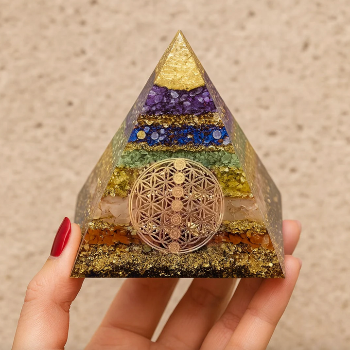 Piramide Orgonite 7 Chakra