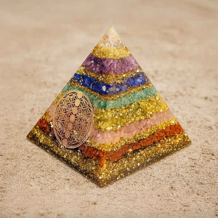Piramide Orgonite 7 Chakra
