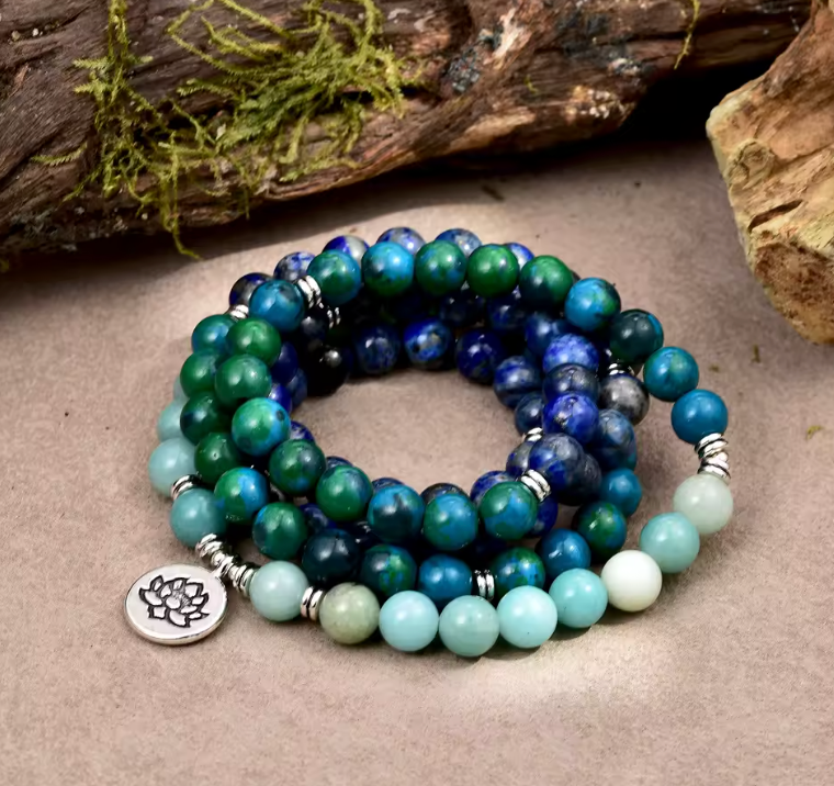 Collana Mala con Lapislazzuli