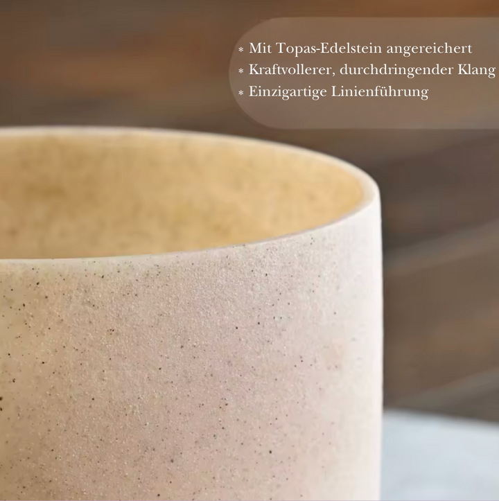 Campana di cristallo di quarzo "OM"