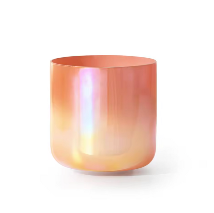 Campana tibetana in cristallo di quarzo "Chrome Aura"