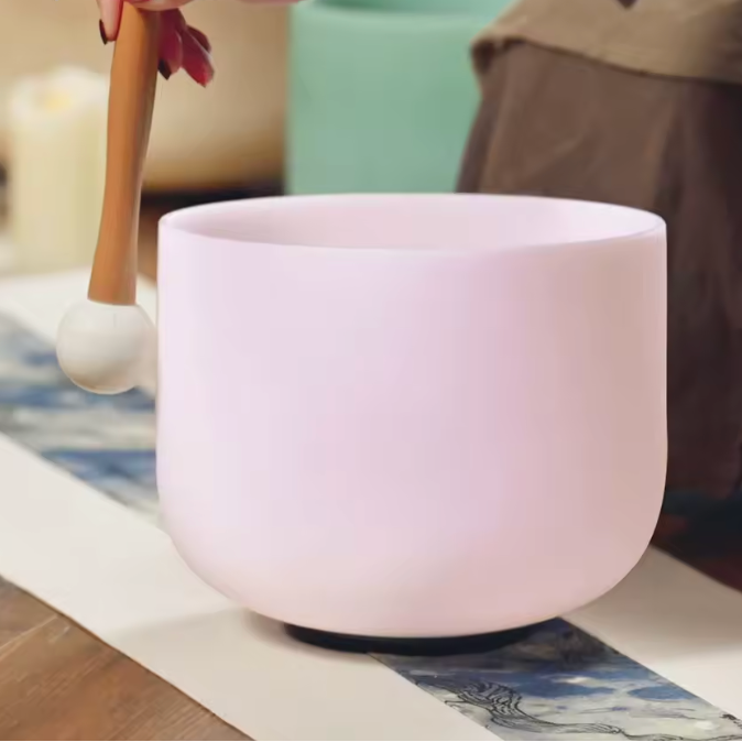 Campana di cristallo di quarzo "OM"