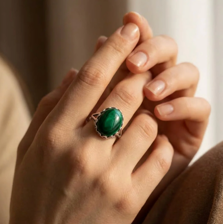 Anello in ametista naturale