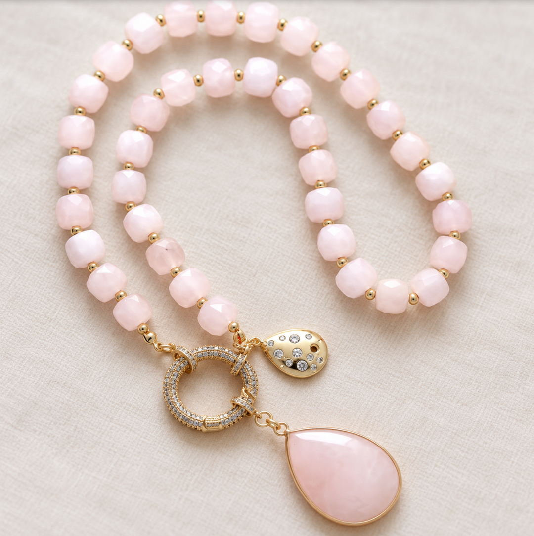 Celest Pearl – Collana di pietre preziose