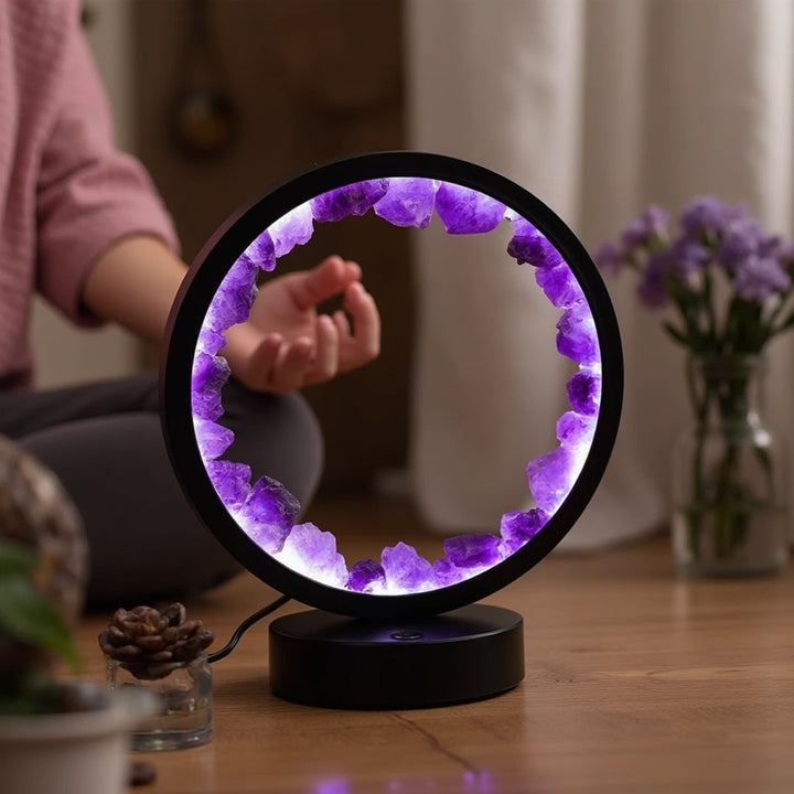 Amethyst-Lampe "Kristalltraum"