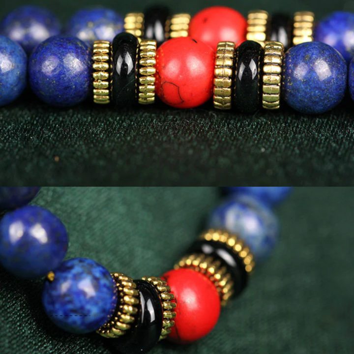 Collana di lapislazzuli tibetani