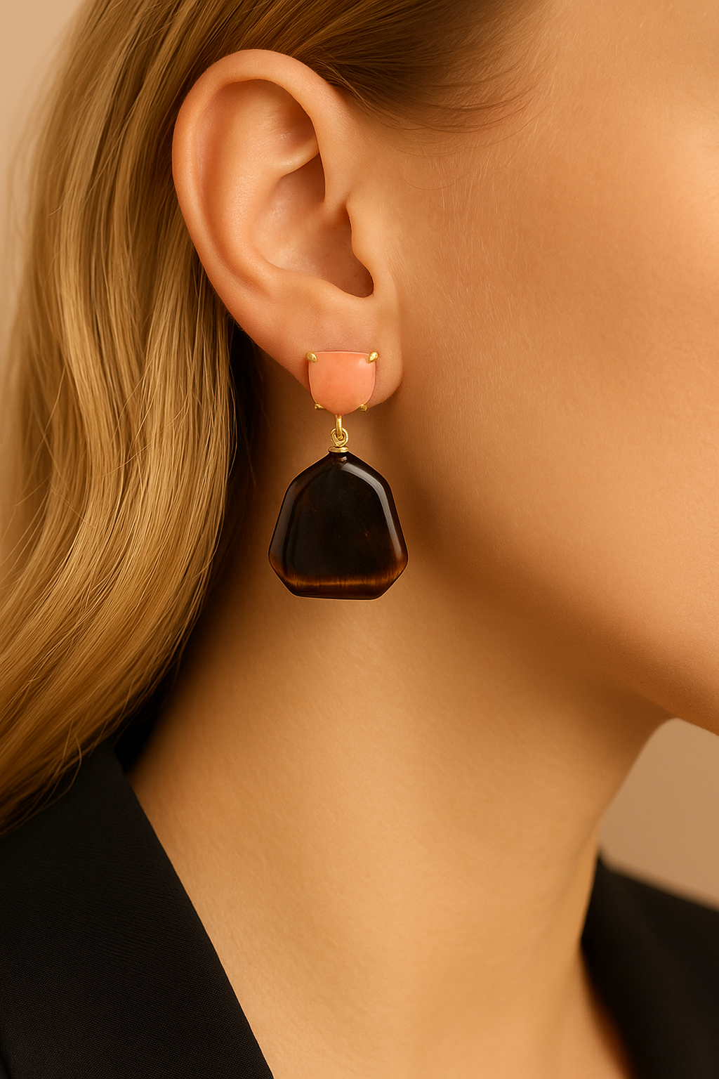 Orecchini Lovely Occhio di Tigre