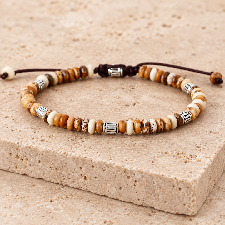 Bracciale Beige Tibetan Energy