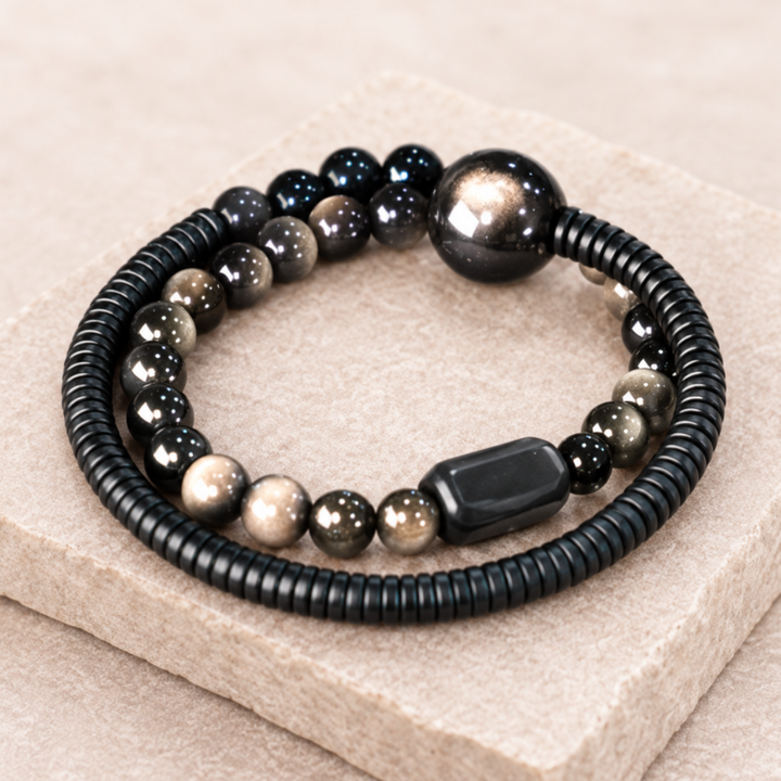 Braccialetto Celestial Obsidian Grande