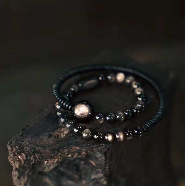 Braccialetto Celestial Obsidian Grande