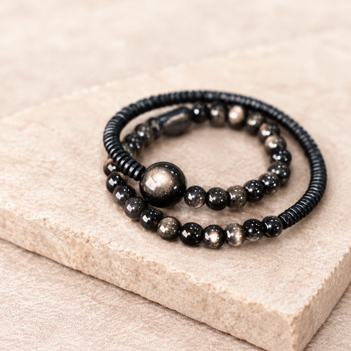 Braccialetto Celestial Obsidian Grande
