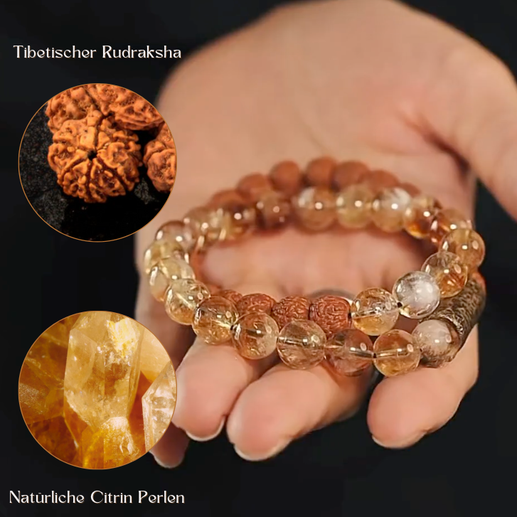 Braccialetto Himalayan Rudraksha Shine
