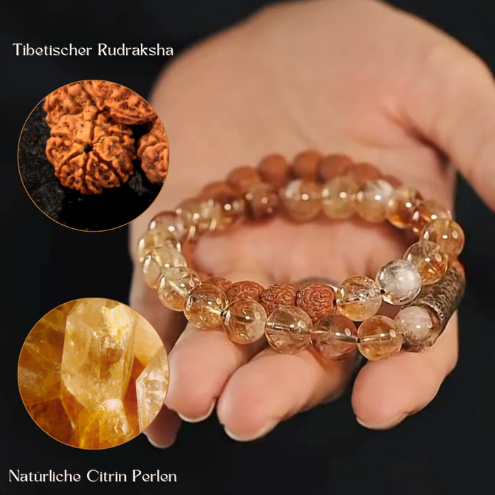 Braccialetto Himalayan Rudraksha Shine