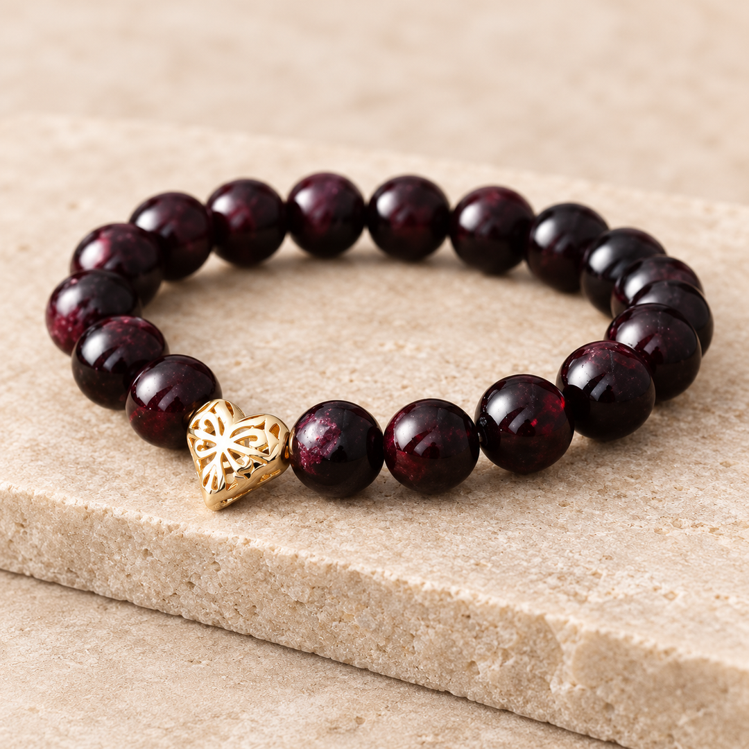 Braccialetto Granat Love