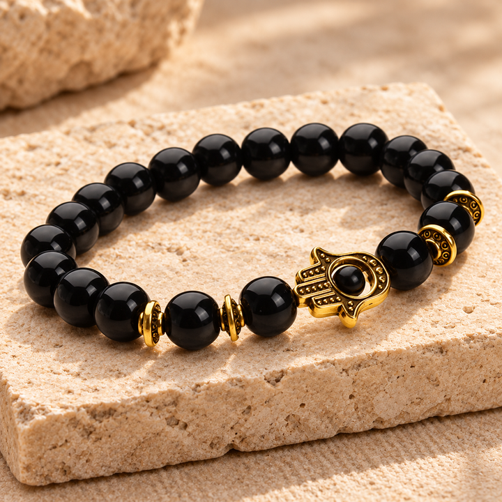 Braccialetto con occhio di Hamsa