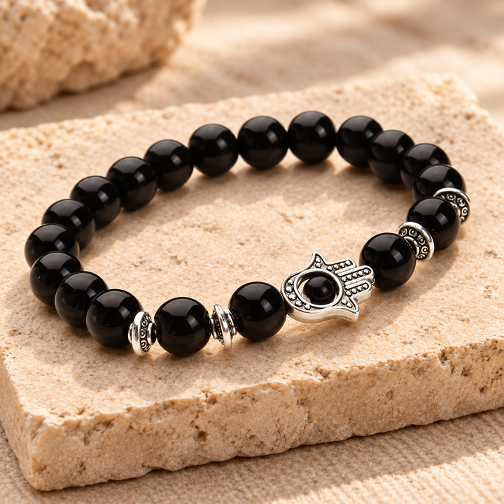 Braccialetto con occhio di Hamsa