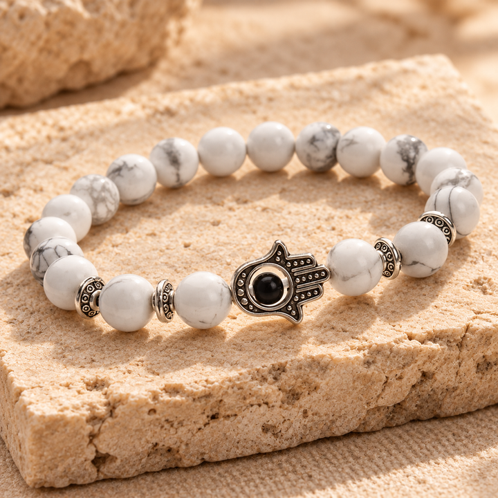 Braccialetto con occhio di Hamsa
