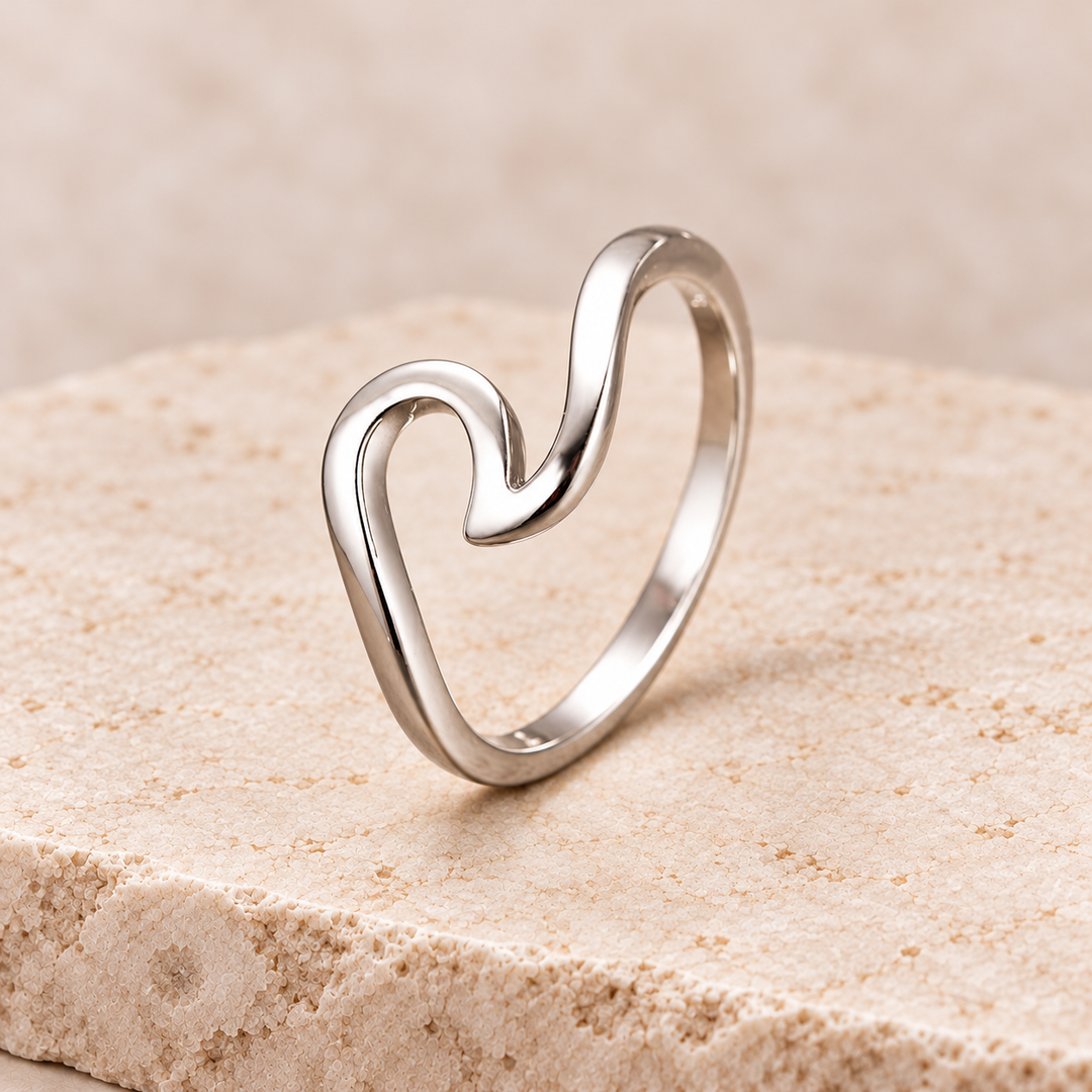 Anello in argento Happy Wave