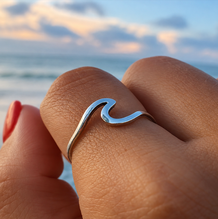 Anello in argento Happy Wave