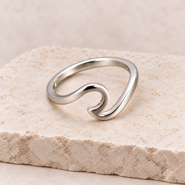 Anello in argento Happy Wave