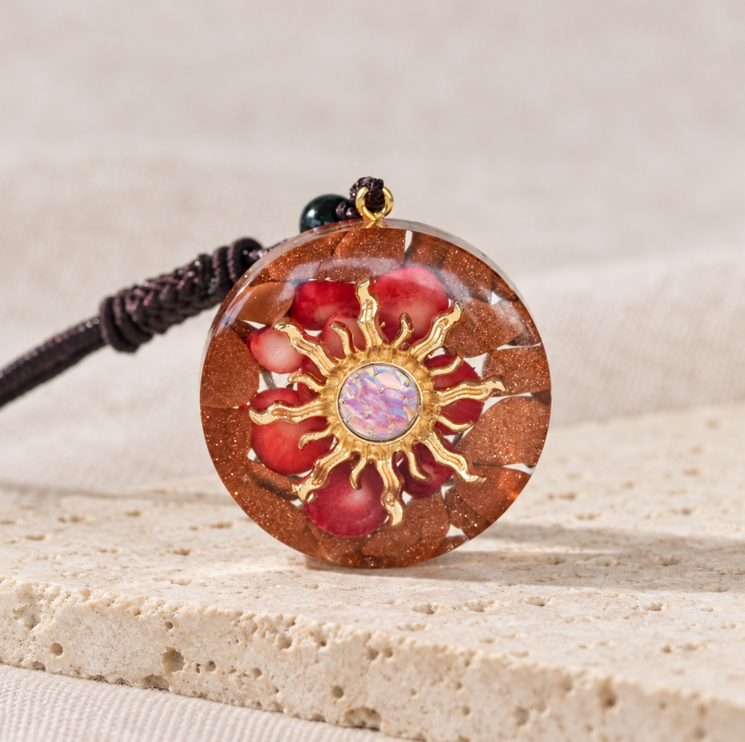 Collana di diaspro Metatron