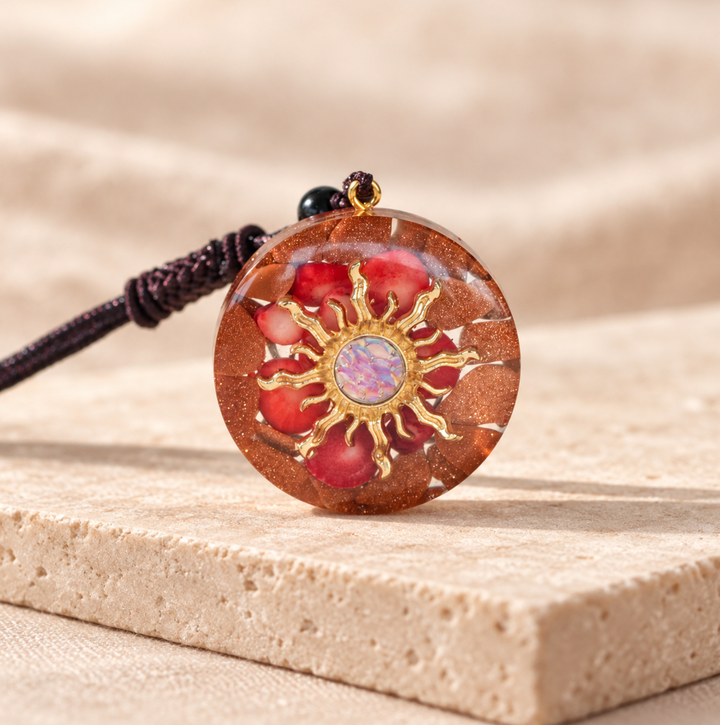 Collana di diaspro Metatron