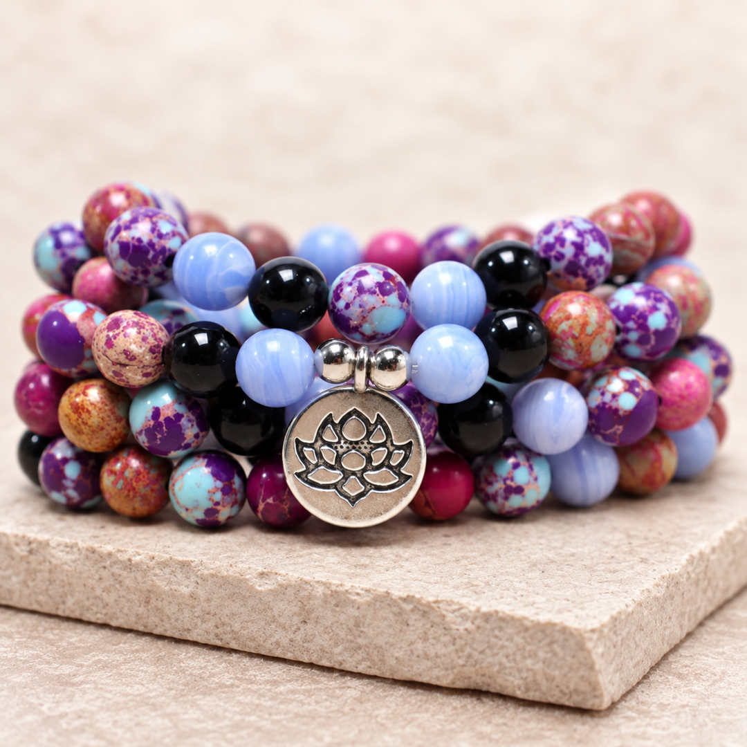 Collana Mala di Lilia Jaspis